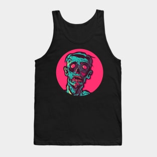 SCARY SPOOKY CREEPY ZOMBIE FOR HALLOWEEN Tank Top